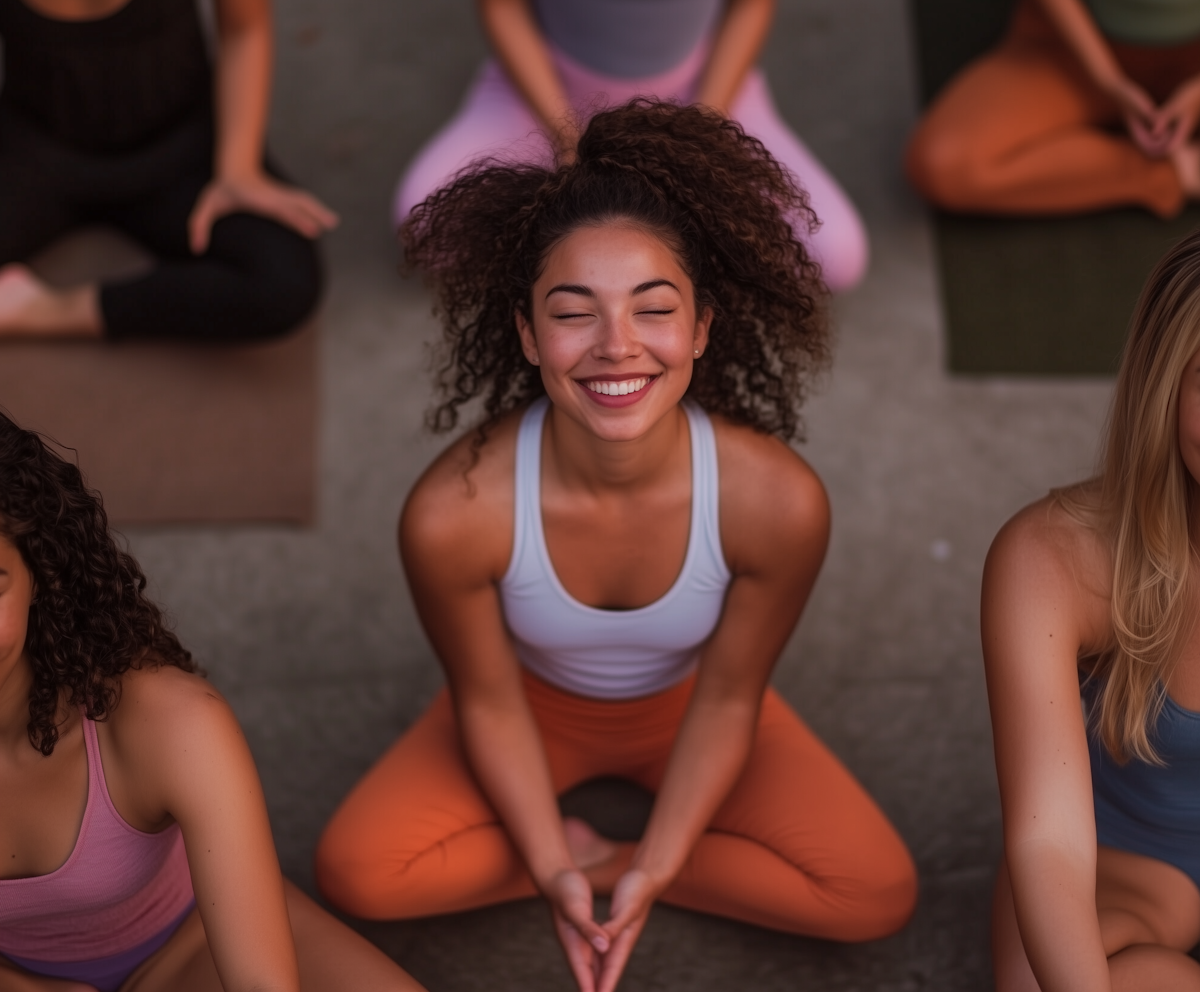 Wellness resource image with people in a supportive setting